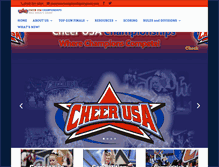 Tablet Screenshot of cheerusachampionships.com